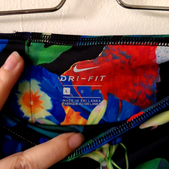 Nike tropical legging with mesh L - Picture 4 of 8